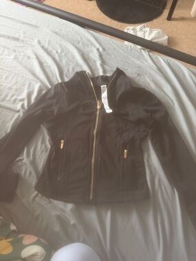 lululemon athletica Black Jacket with Gold Hardware